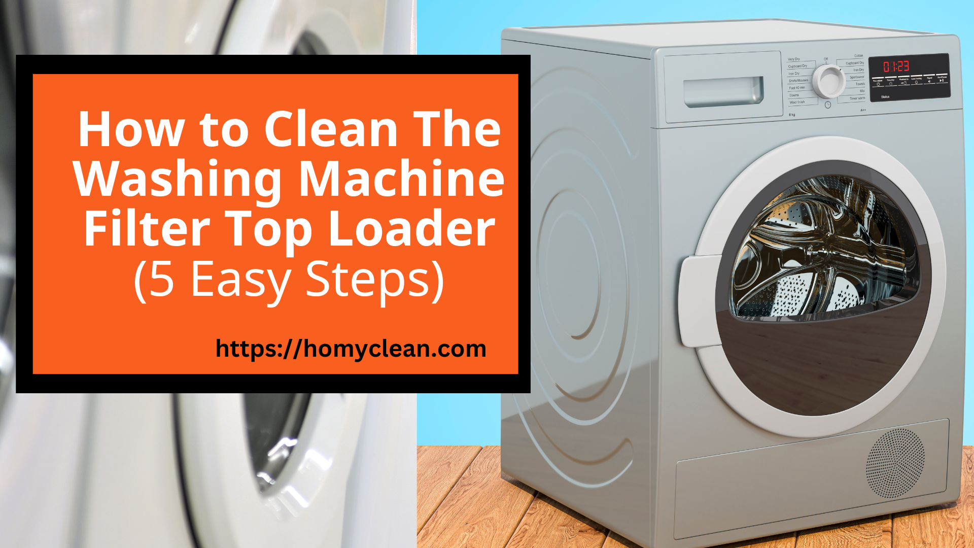 How To Clean The Washing Machine Filter Top Loader 