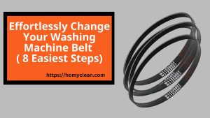 change the washing machine belt