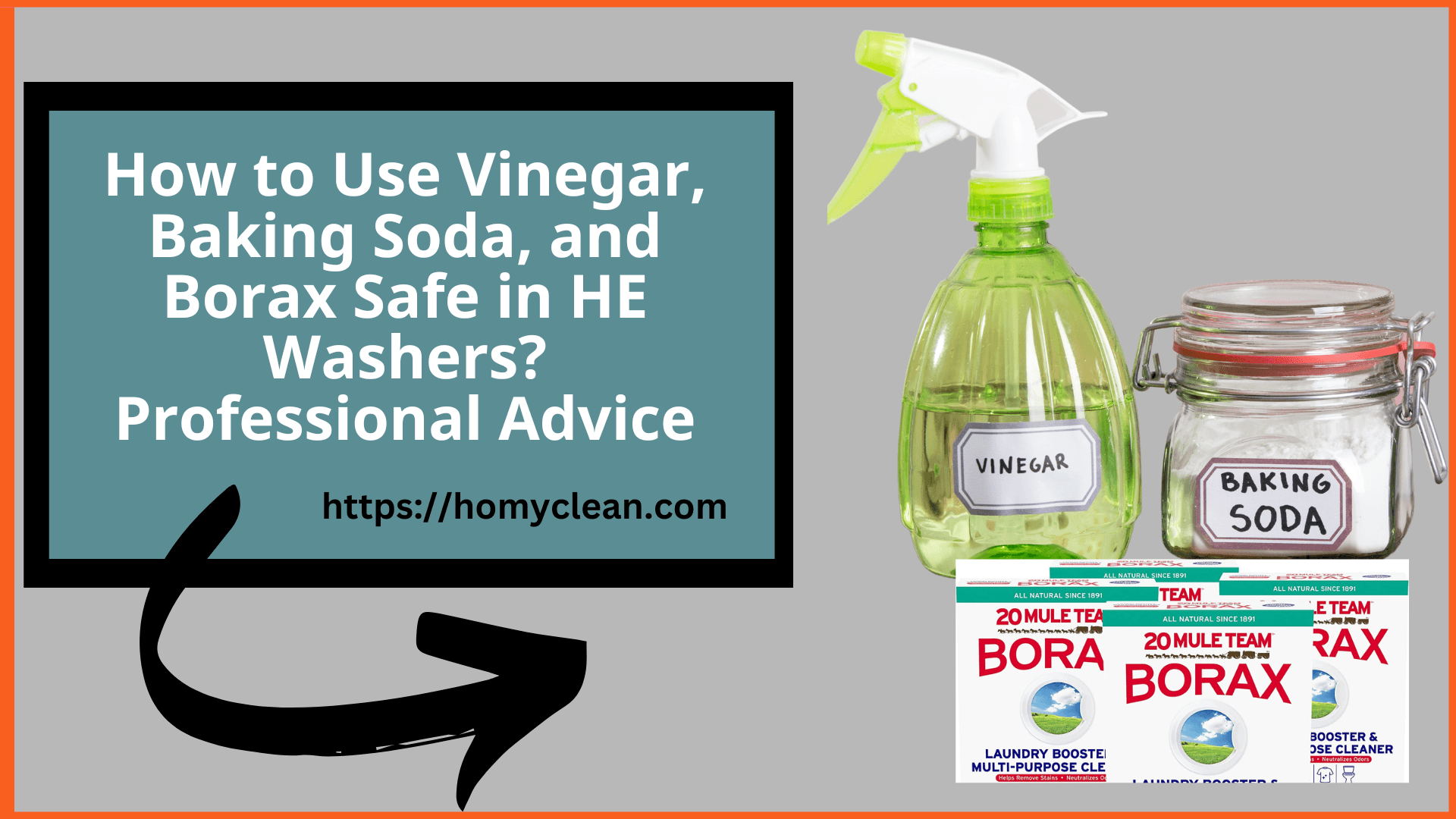 How to Use Vinegar Baking Soda and Borax Safe in HE Washers? Professional Advice
