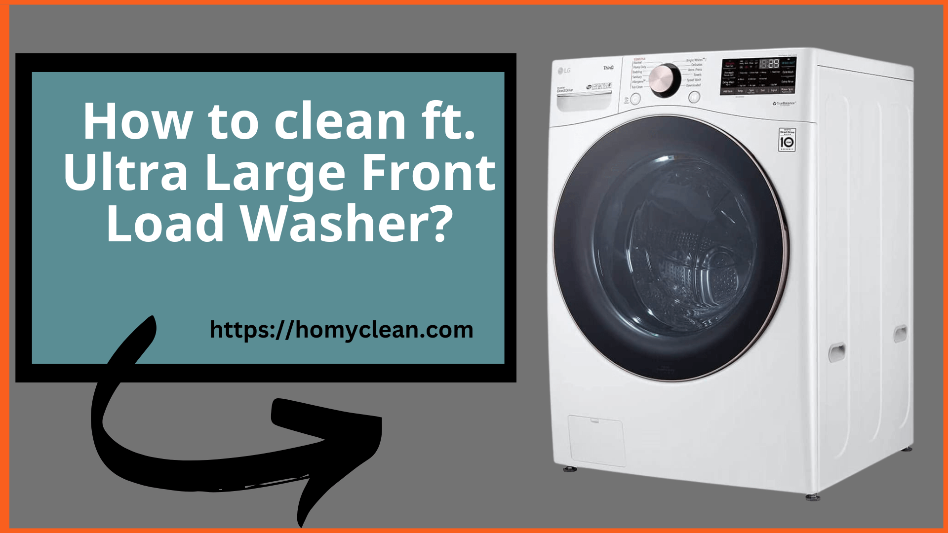 5 Steps How to Clean Ultra Large Front Load Washer?