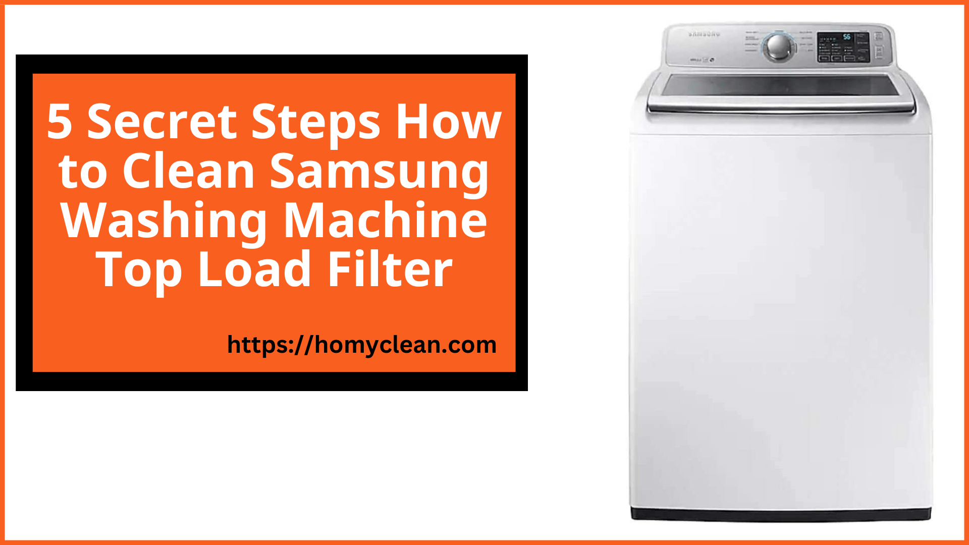 How to Clean Filter of Samsung Top Load Washing Machine