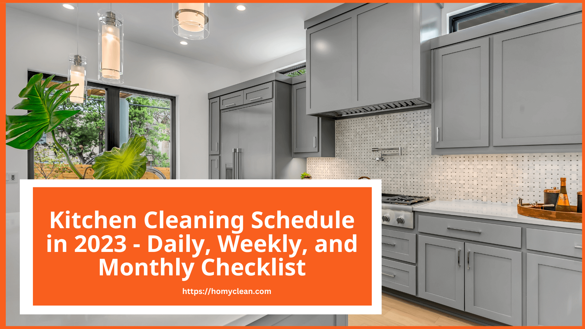 kitchen cleaning schedule