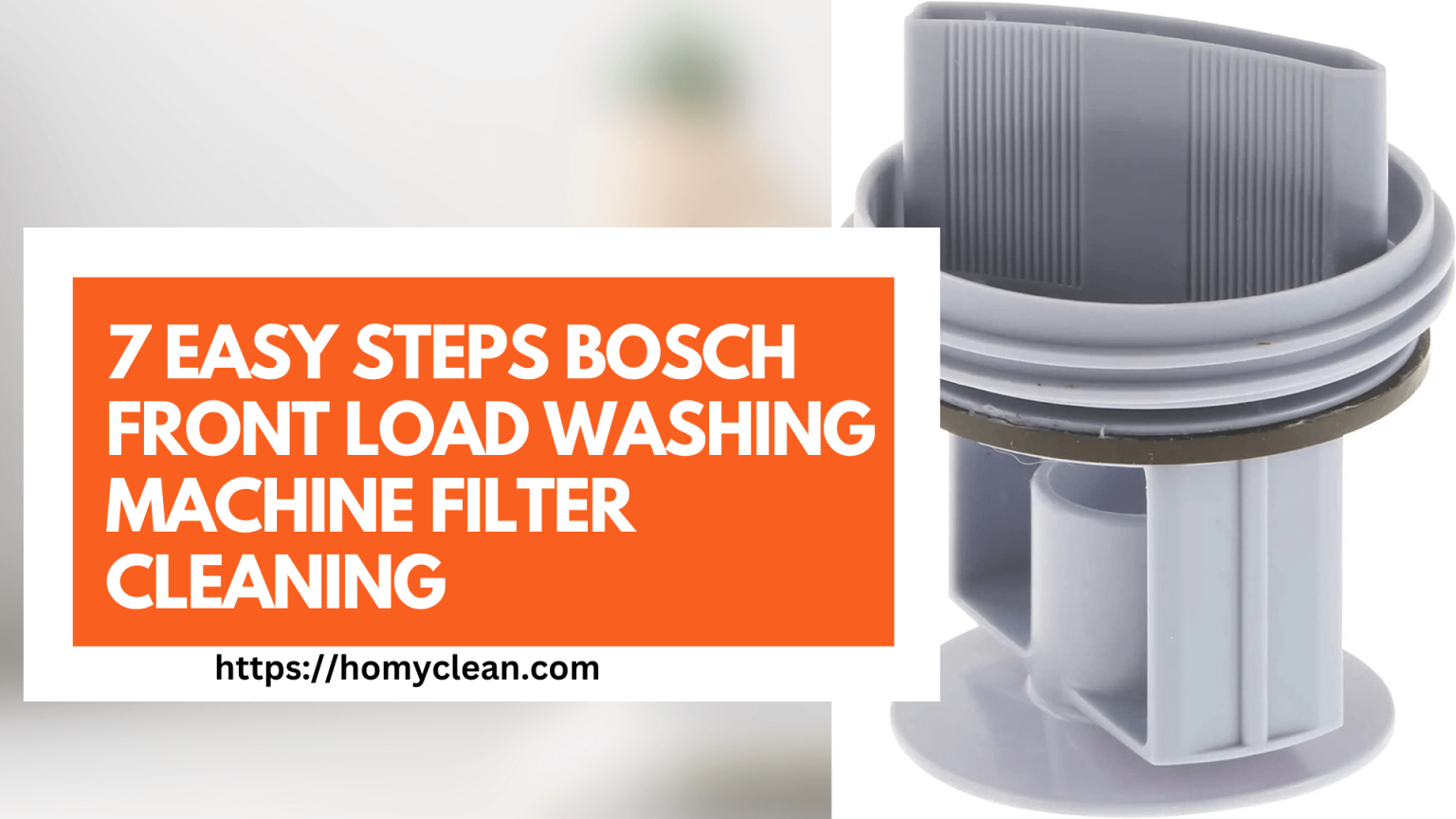 7 Easy Steps How To Clean Bosch Front Load Washing Machine Filter