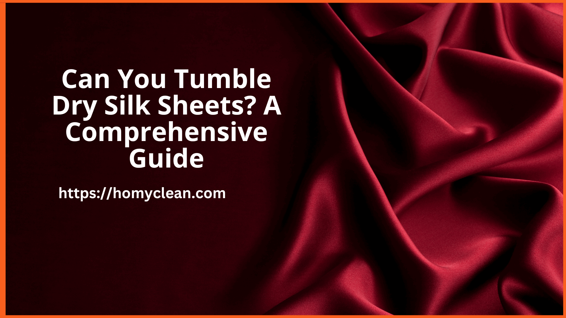 Can You Tumble Dry Silk Sheets