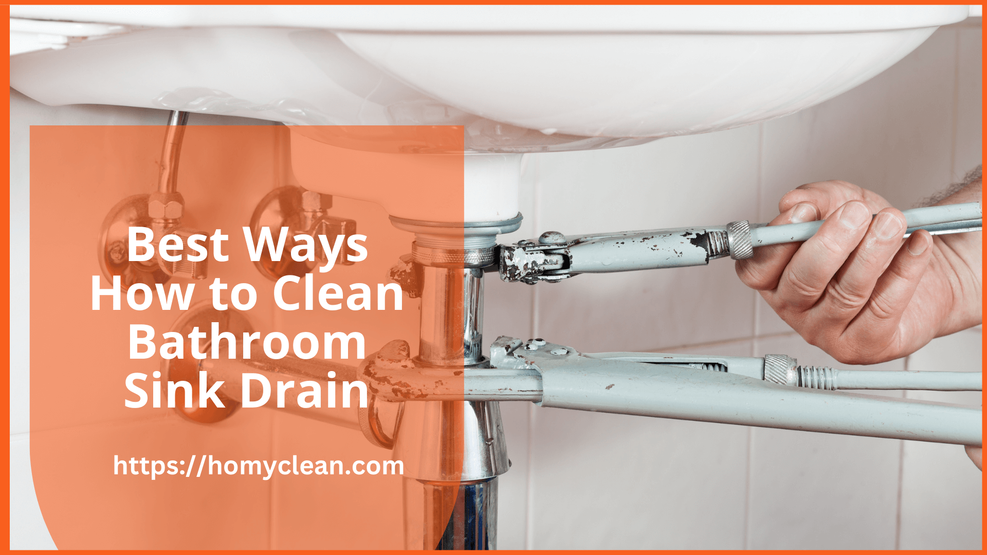 clean bottom bathroom sink drain