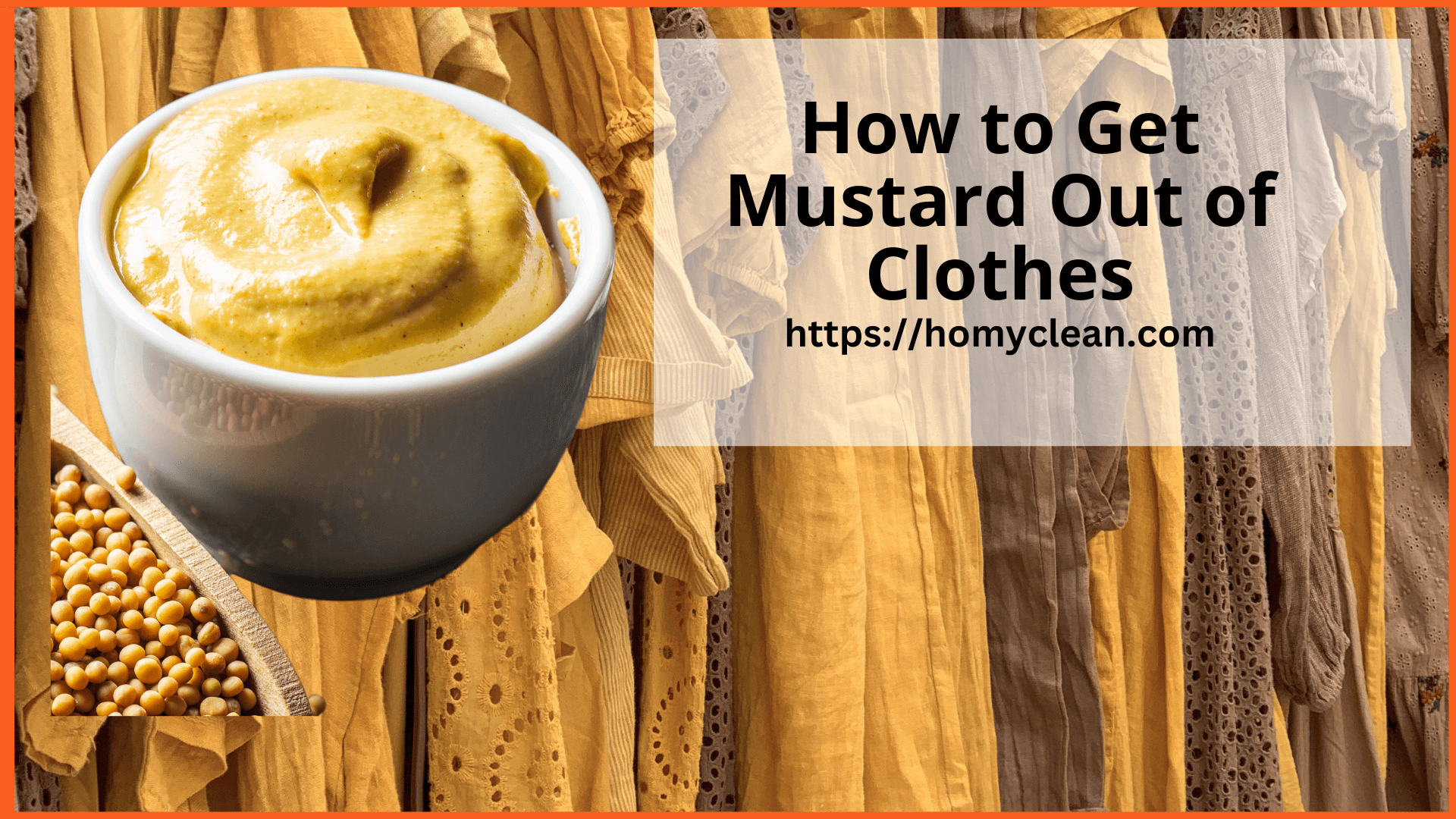 How to Get Mustard Out of Clothes: Tips and Tricks