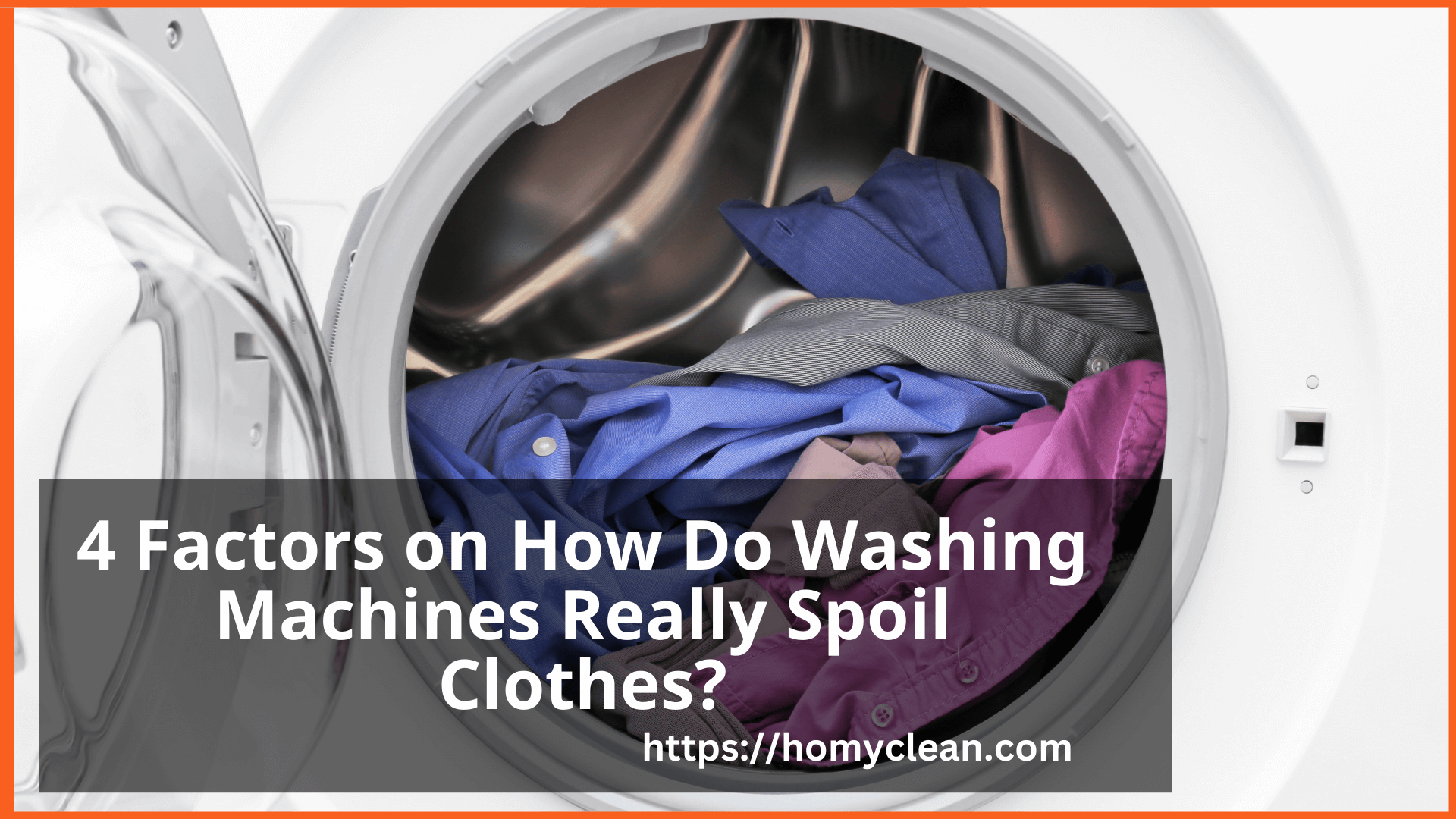 How to do Washing Machines Really Spoil Clothes