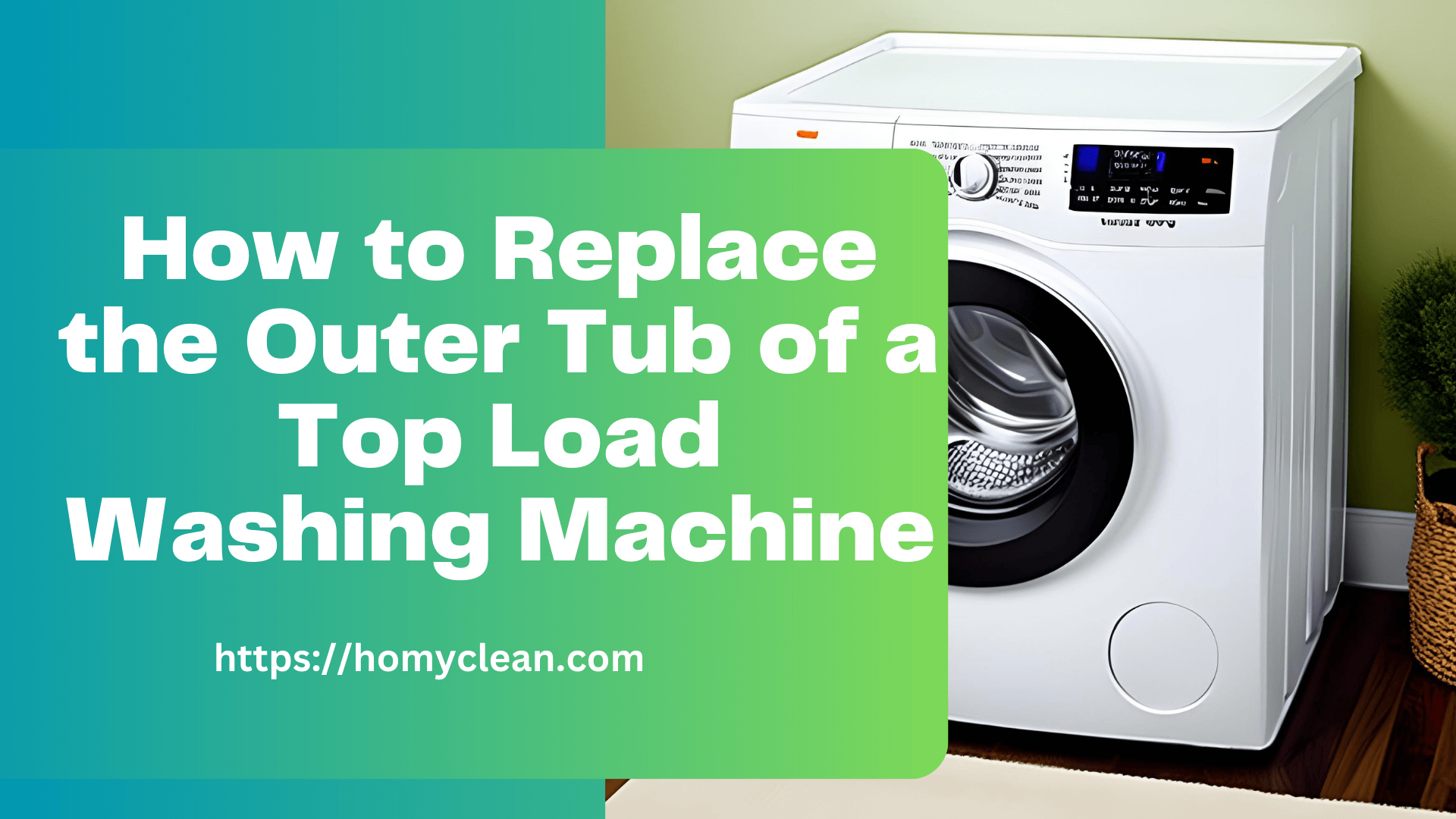 How to Replace the Outer Tub of a Top Load Washing Machine – Ans By Expertise