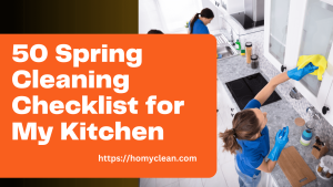 Kitchen spring cleaning checklist