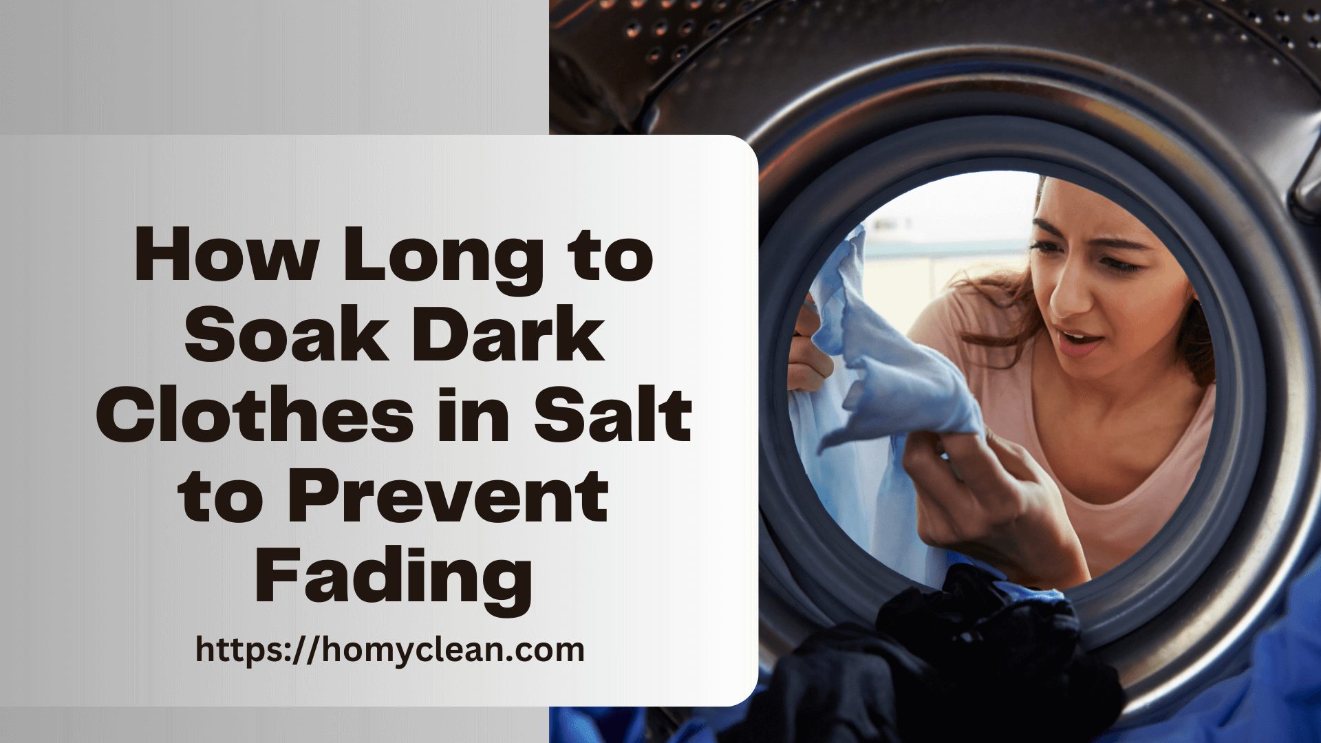 How Long to Soak Dark Clothes in Salt Water to Prevent Fading