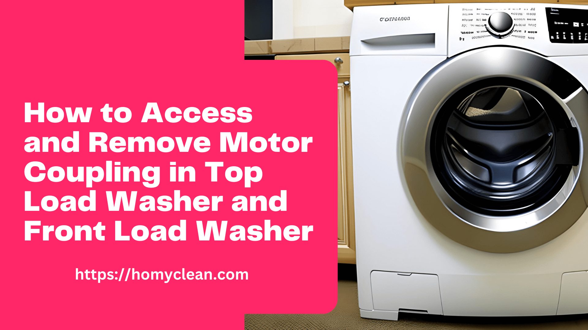 How to Access and Remove Motor Coupling in Top Load Washer and Front Load Washer