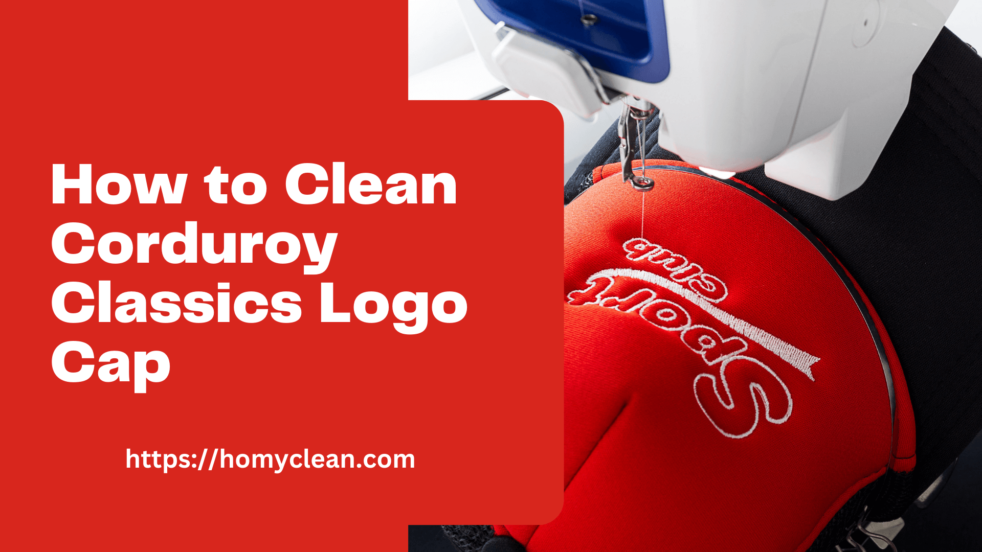 Clean Corduroy Classic Logo Cap