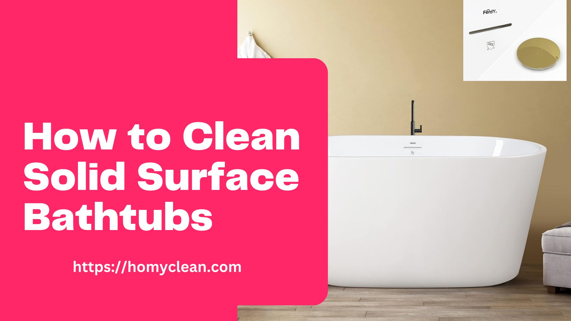 How to Clean Solid Surface Bathtubs
