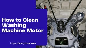 Clean Washing Machine Motor