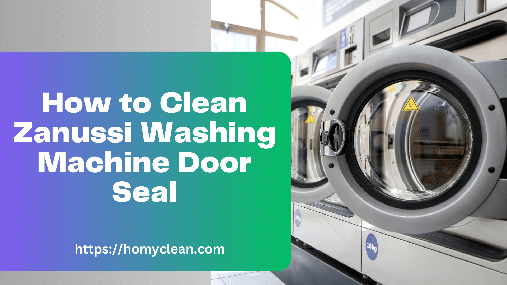 How to Clean Zanussi Washing Machine Door Seal