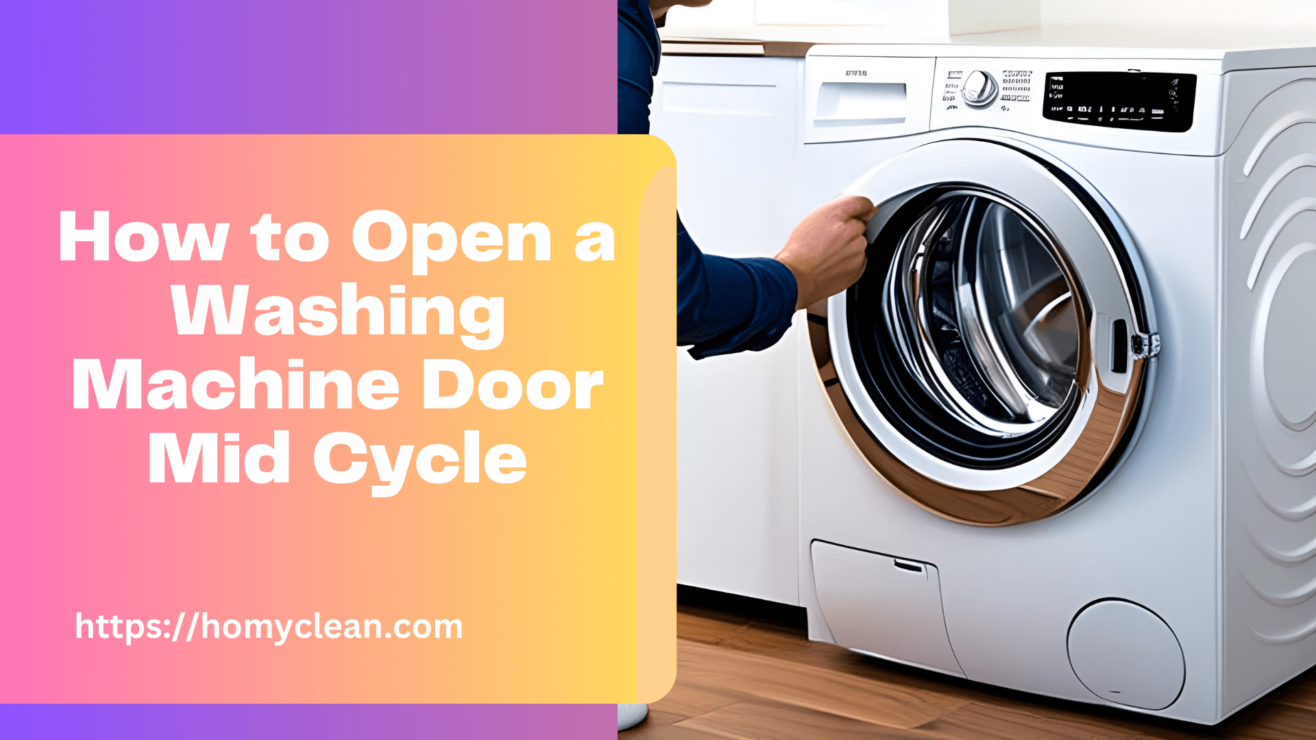 How to Open Washing Machine Door Mid Cycle