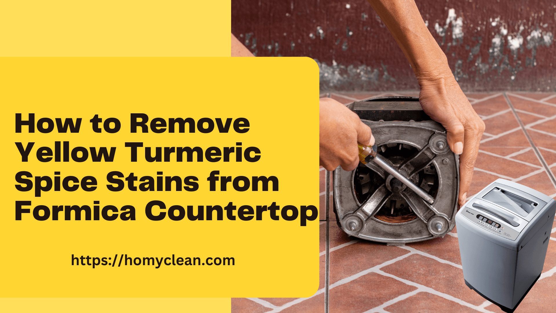 How to Remove Yellow Turmeric Spice Stains from Formica Countertop (6 Methods)