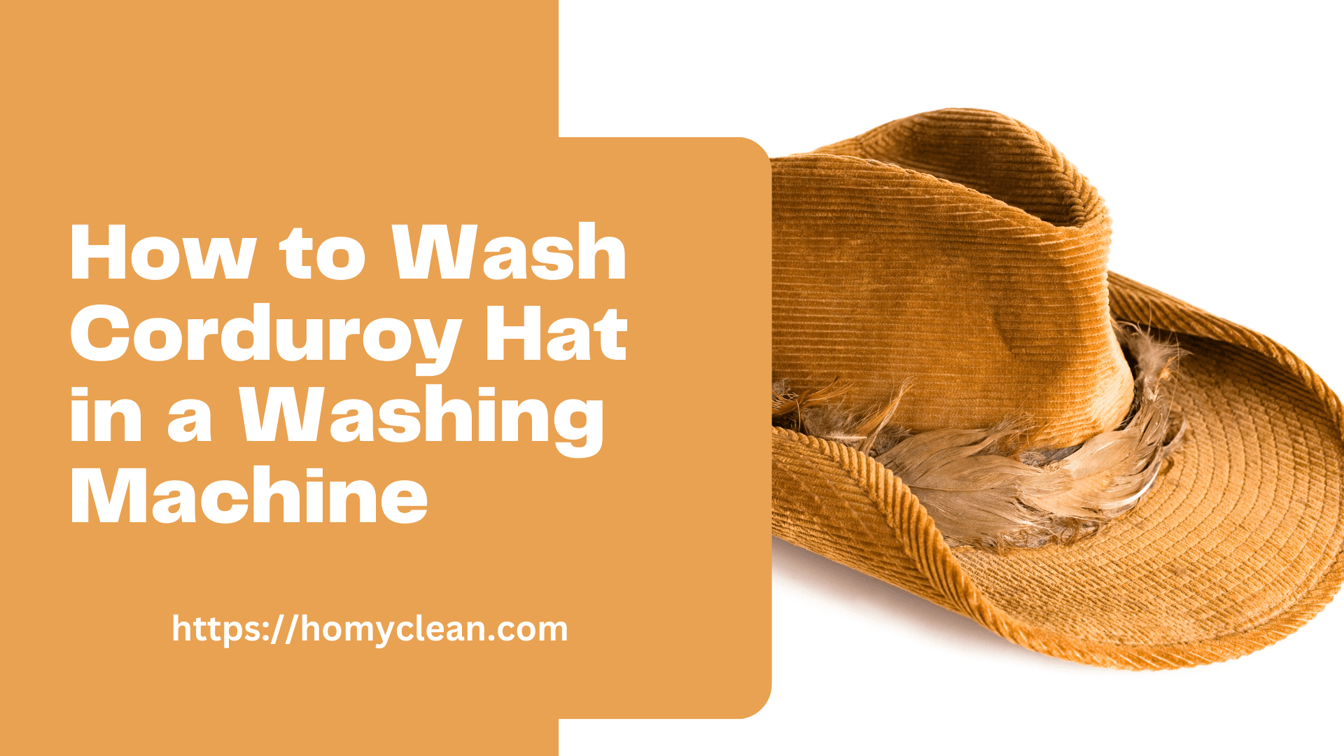How to Wash Corduroy Hat