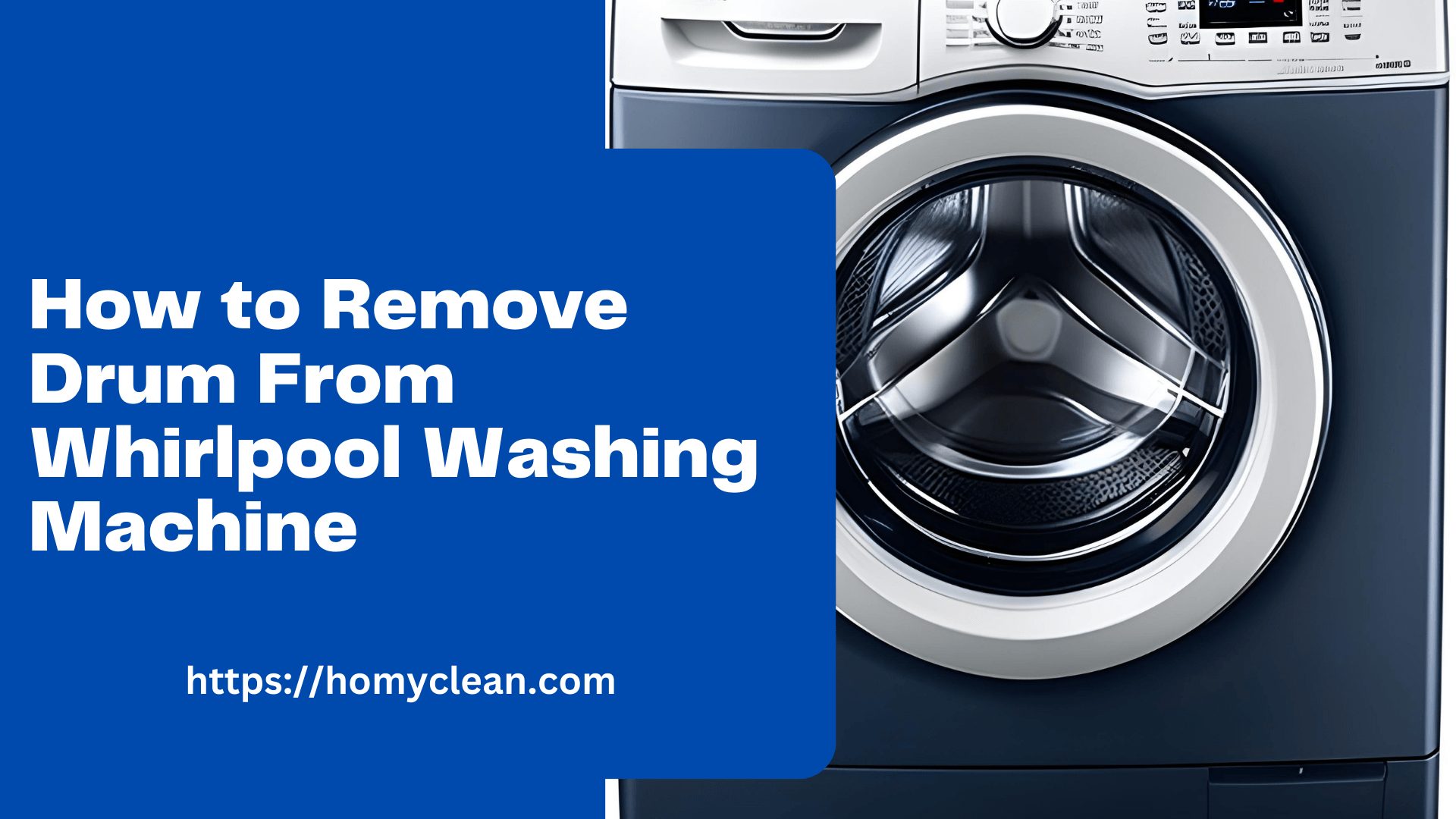 How to Remove Drum From Whirlpool Washing Machine