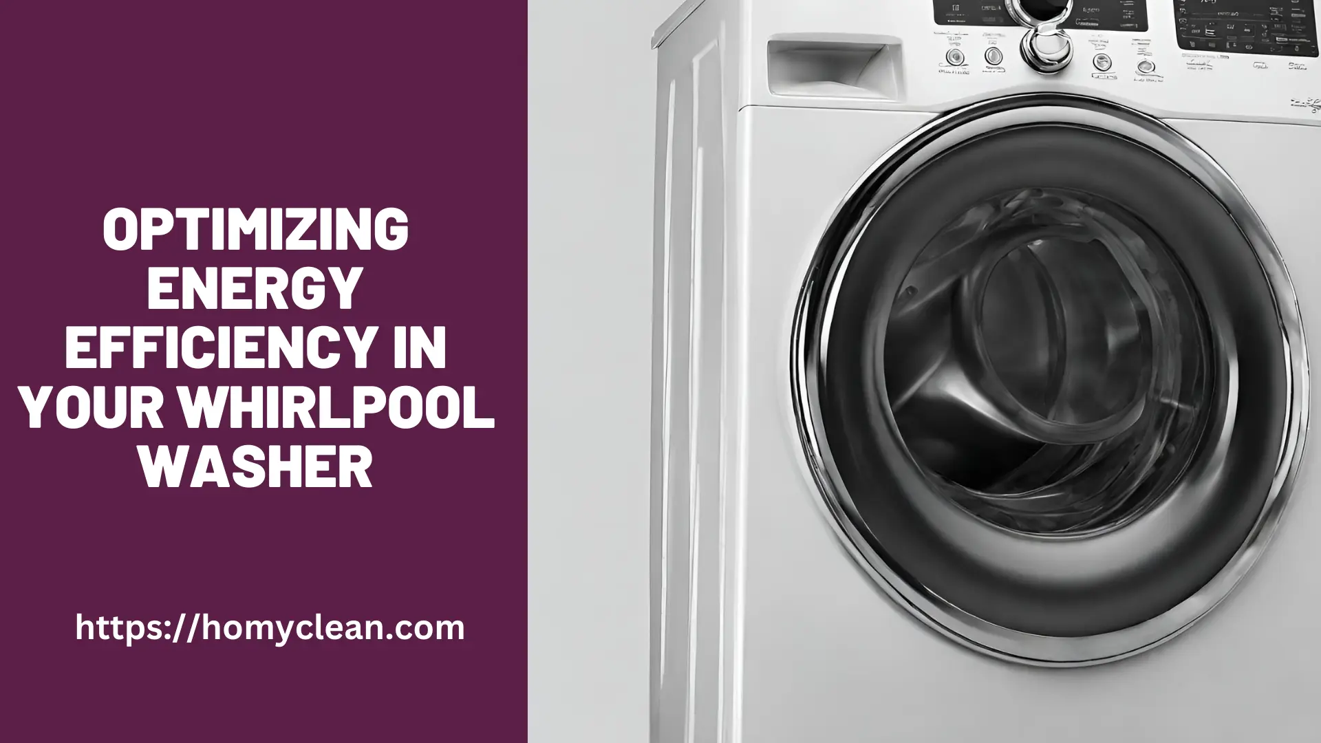 How I Optimize Energy Efficiency in Whirlpool Washer: A Guide to Reduce Utility Bills