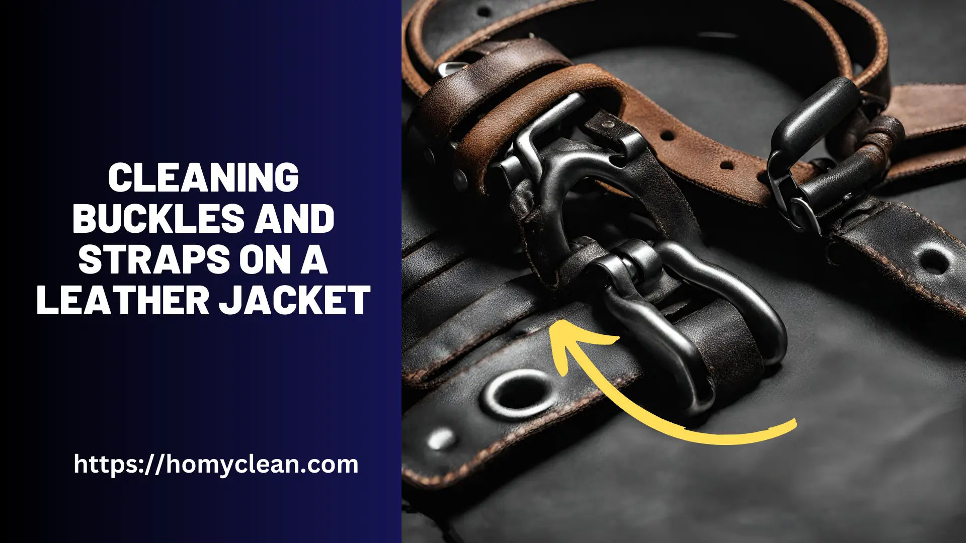 Cleaning Buckles and Straps on a Leather Jacket