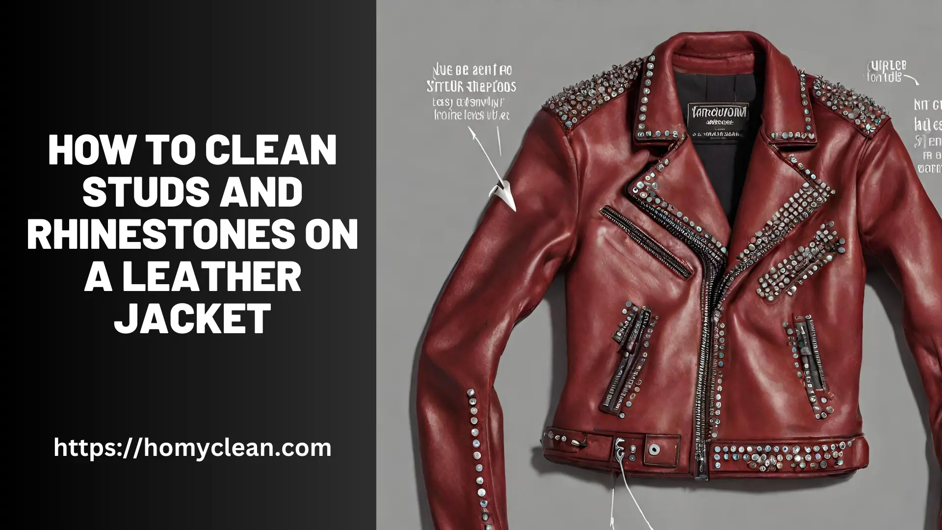 How to Clean Studs and Rhinestones on a Leather Jacket
