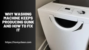 Why Washing Machine Keeps Producing Gunk