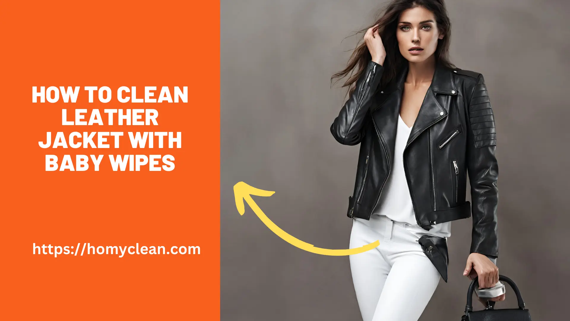 how to Clean Leather Jacket with Baby Wipes